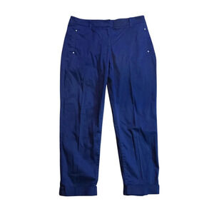 White House Black Market Navy Crop Leg Pants